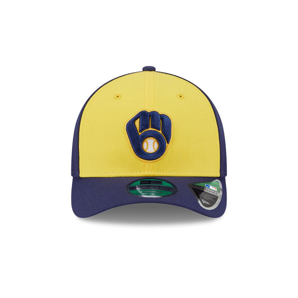 Milwaukee Brewers New Era 9FORTY Alternate M-Crown Player Replica Adjustable Hat