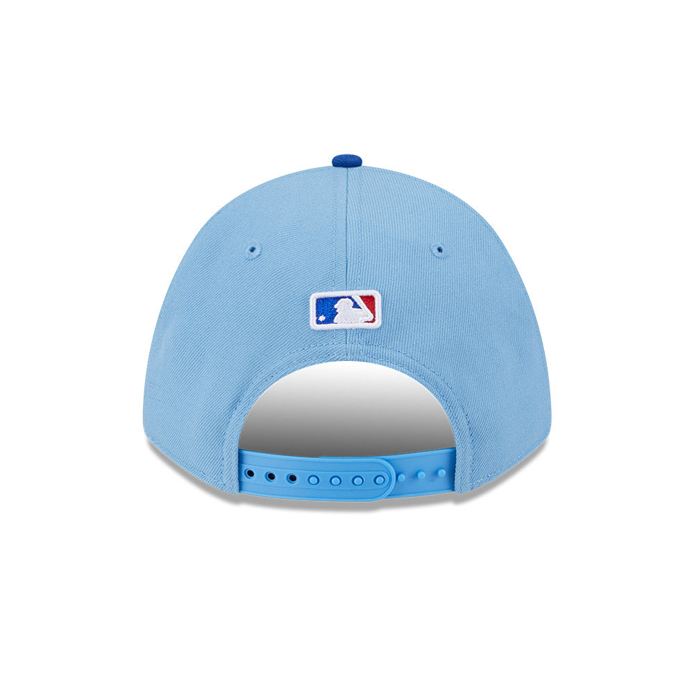Texas Rangers New Era Light Blue 9FORTY Alternate M-Crown Player Replica Adjustable Hat