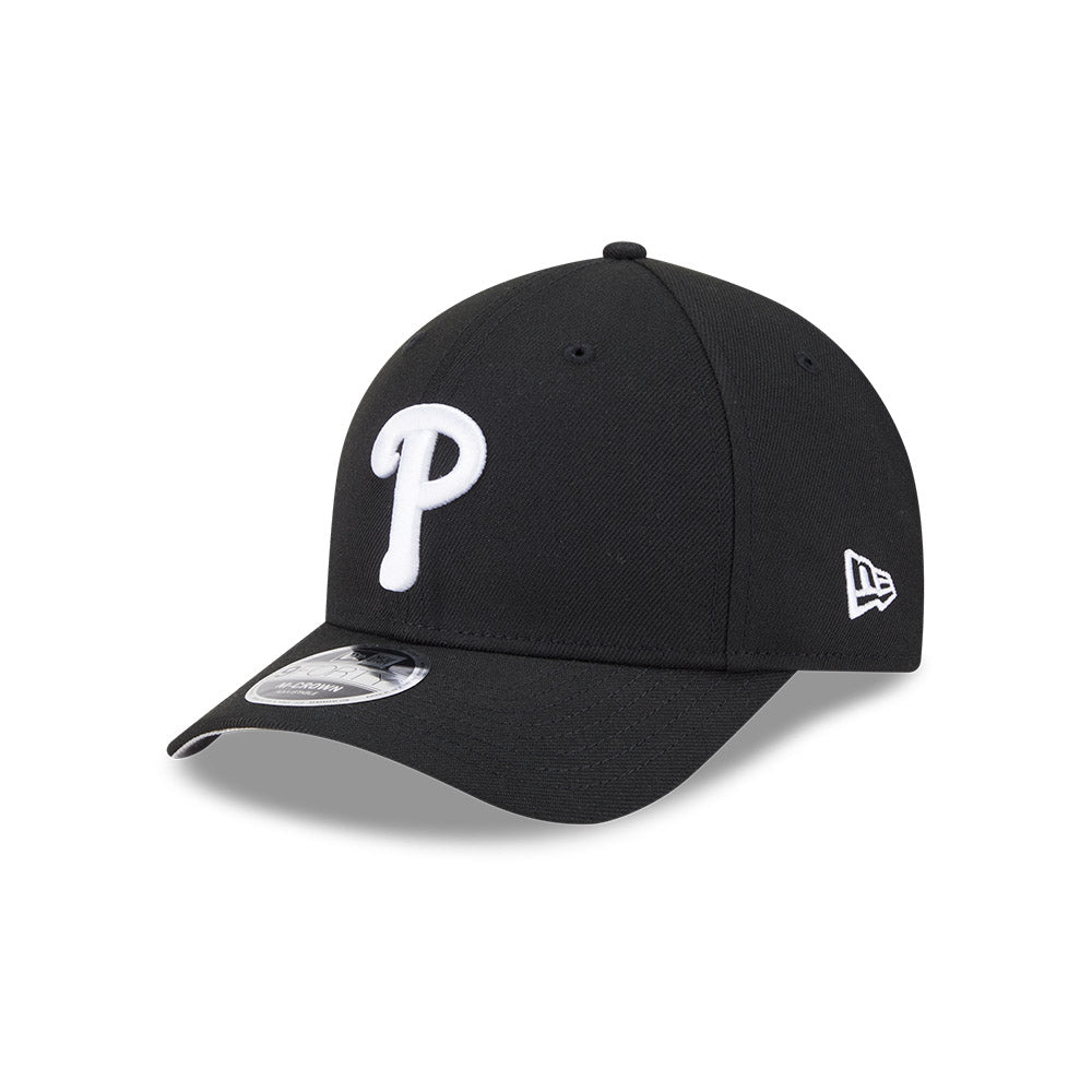 Philadelphia Phillies New Era Black/White 9FORTY M-Crown Adjustable Hat