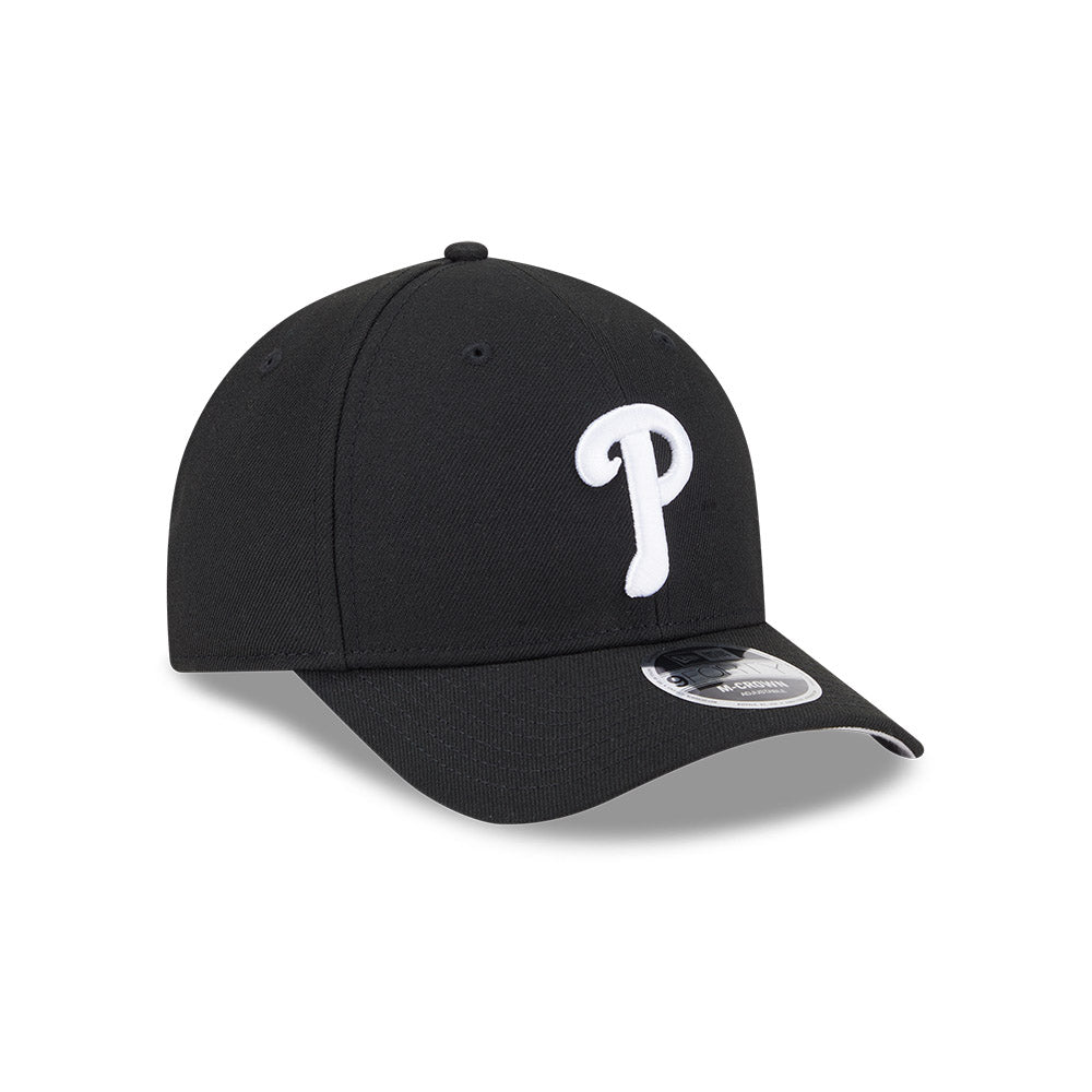 Philadelphia Phillies New Era Black/White 9FORTY M-Crown Adjustable Hat
