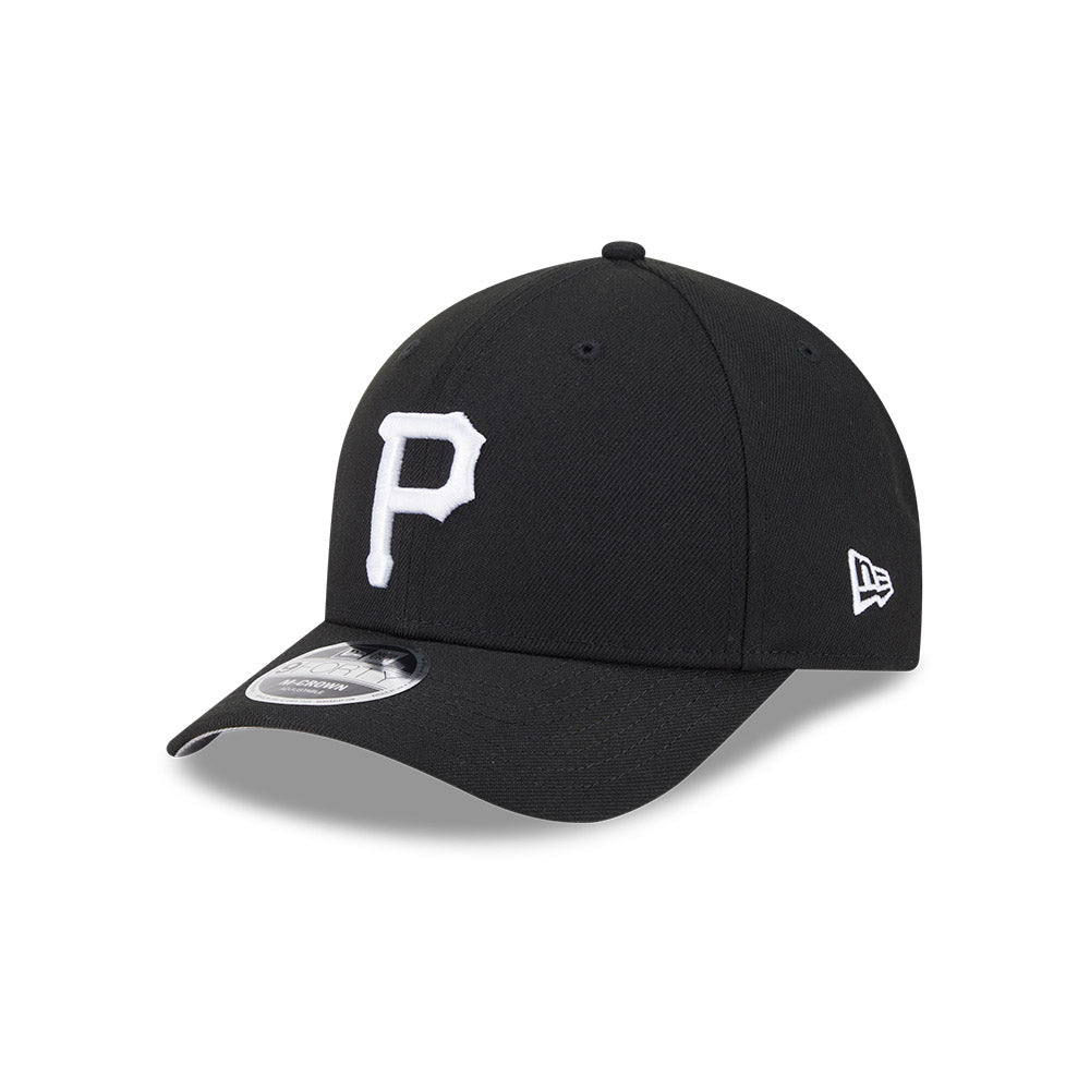 Pittsburgh Pirates New Era Black/White 9FORTY M-Crown Adjustable Hat