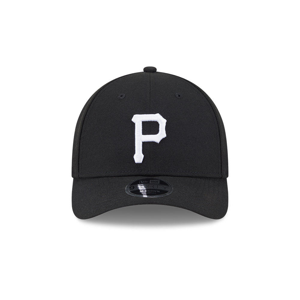 Pittsburgh Pirates New Era Black/White 9FORTY M-Crown Adjustable Hat