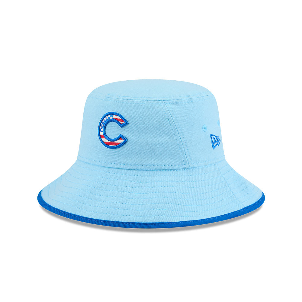Chicago Cubs New Era 2025 4th Of July Bucket Hat