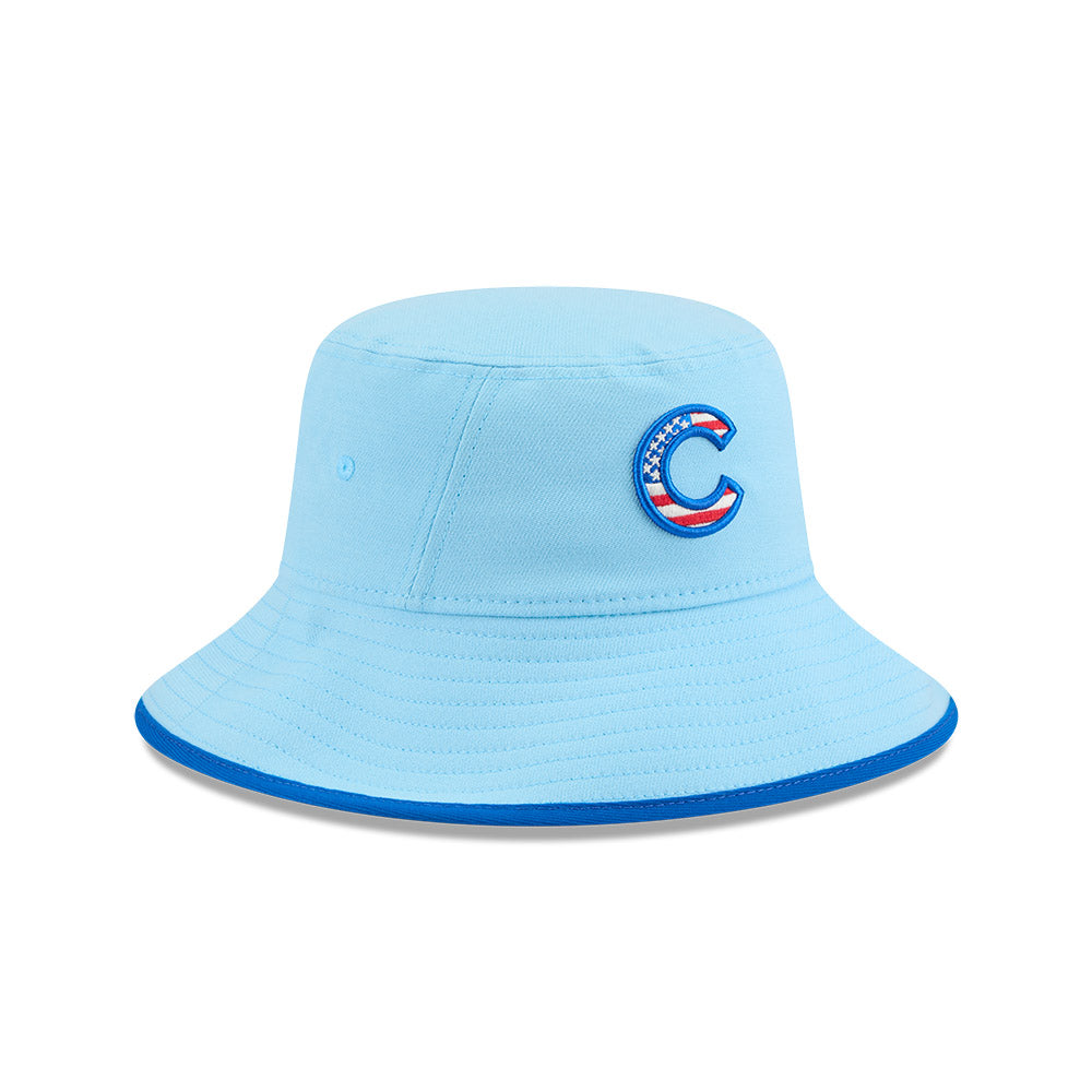 Chicago Cubs New Era 2025 4th Of July Bucket Hat
