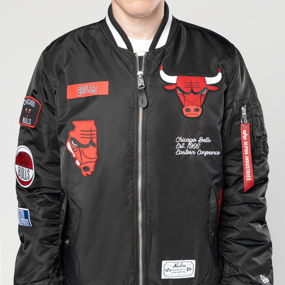 Chicago Bulls New Era 2025 Alpha Jacket