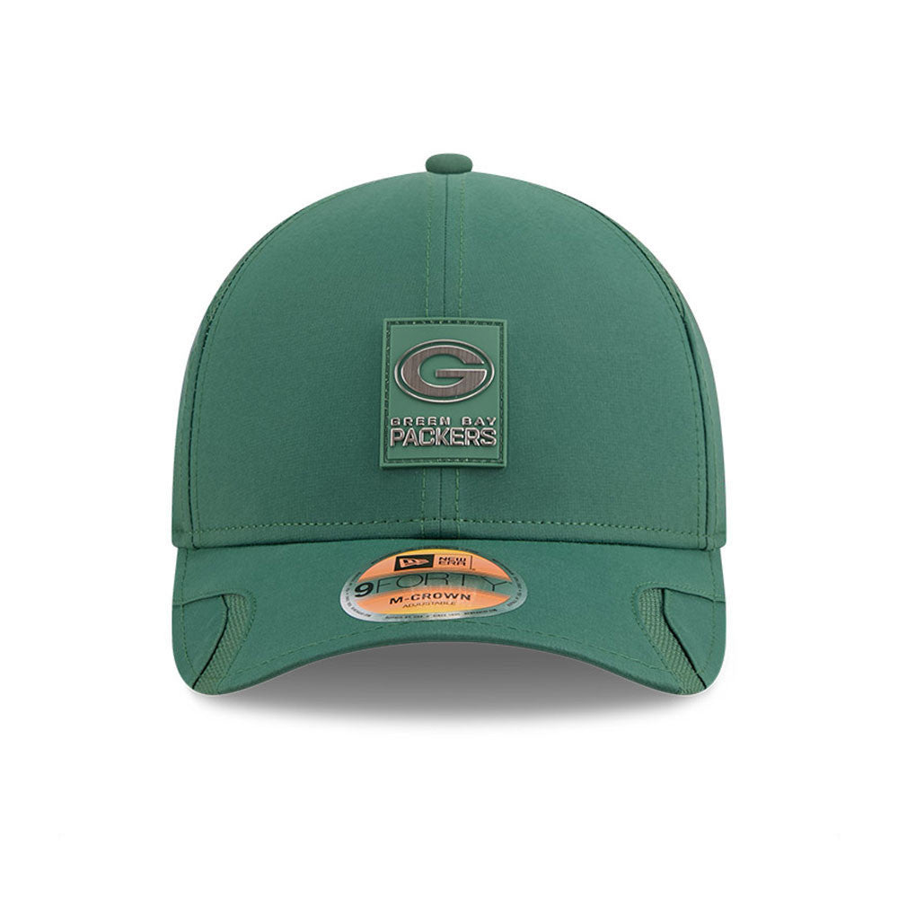 Green Bay Packers New Era 2025 Sideline 9FORTY M-Crown Adjustable Hat
