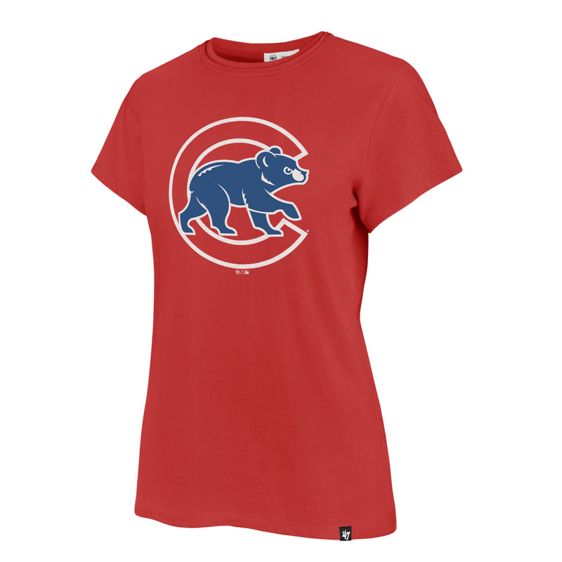 Chicago Cubs Women's '47 Red Frankie T-Shirt