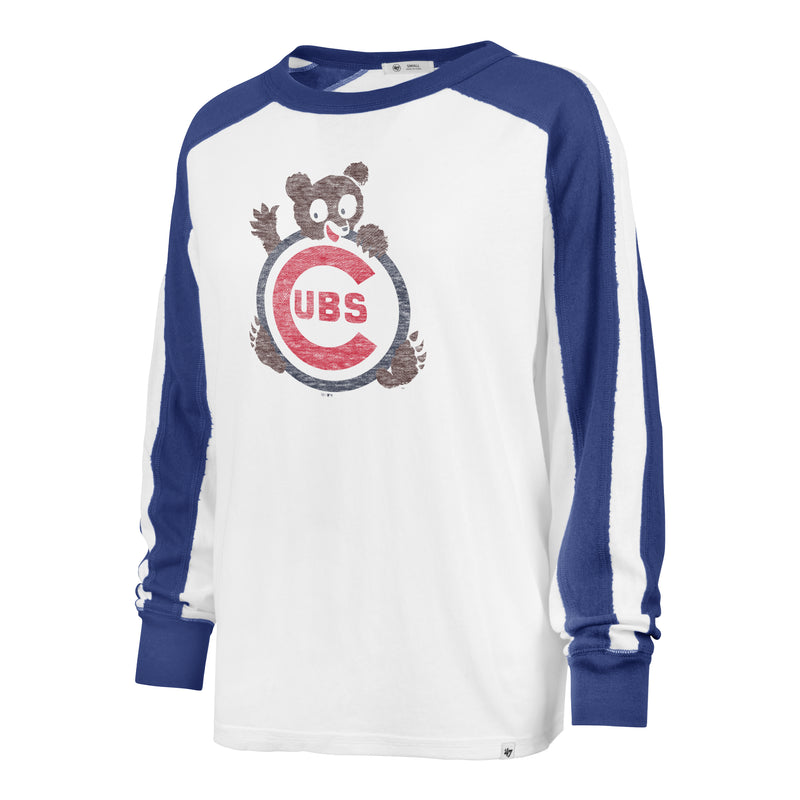 Chicago Cubs '47 Women's Premier Caribou Waving Bear Long Sleeve