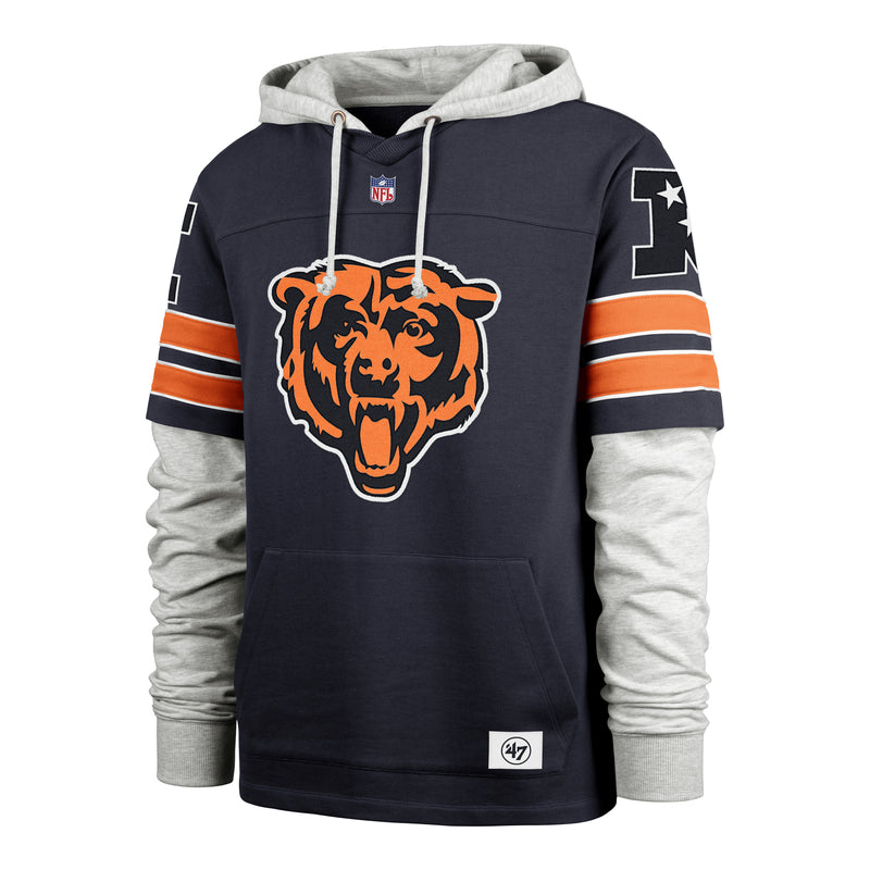 Chicago Bears Double Header Buzz Hoodie