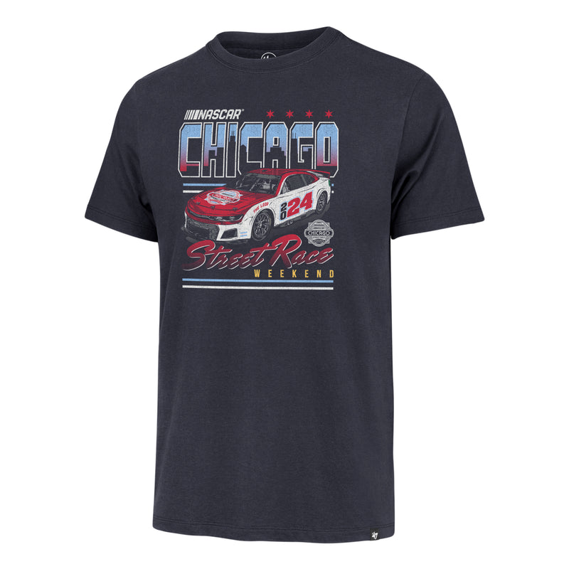 Nascar Chicago Street Race 2024 Navy '47 Franklin T-Shirt