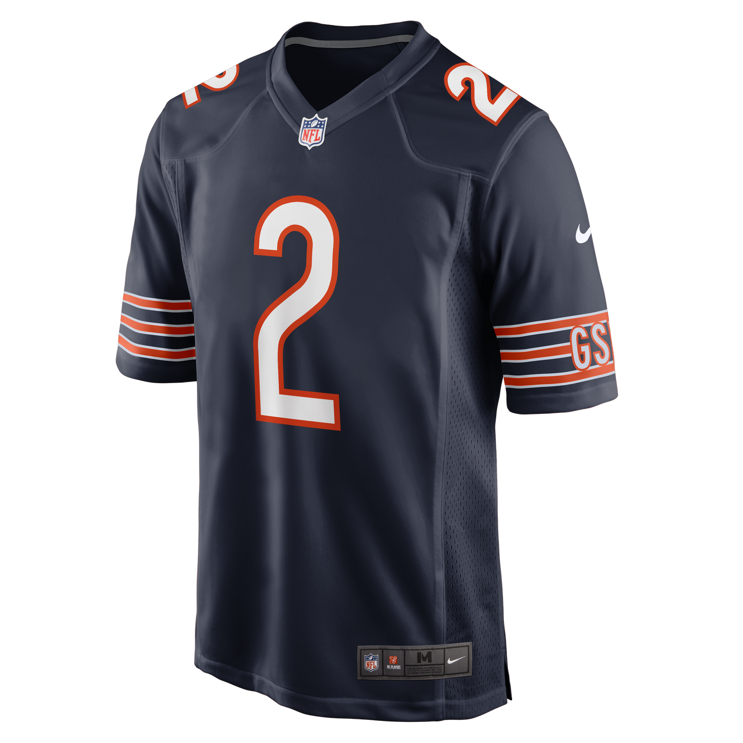 D.J. Moore Chicago Bears Nike Navy Replica Game Jersey