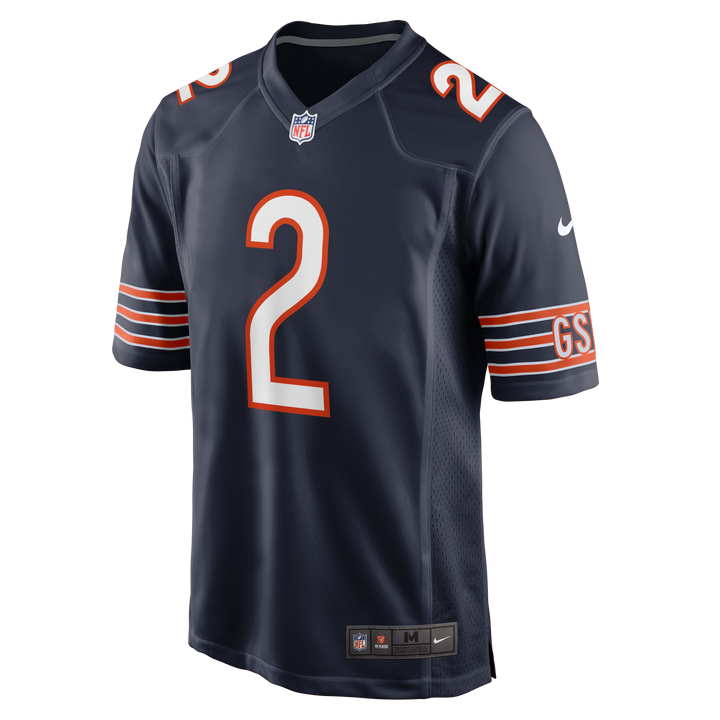 Nike Youth Chicago Bears D.J. Moore #2 Navy Game Jersey