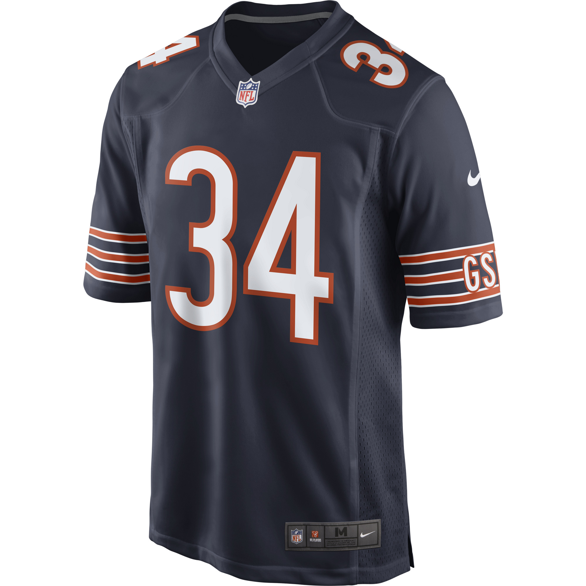 Walter Payton Chicago Bears Nike Navy Replica Game Jersey – Clark ...