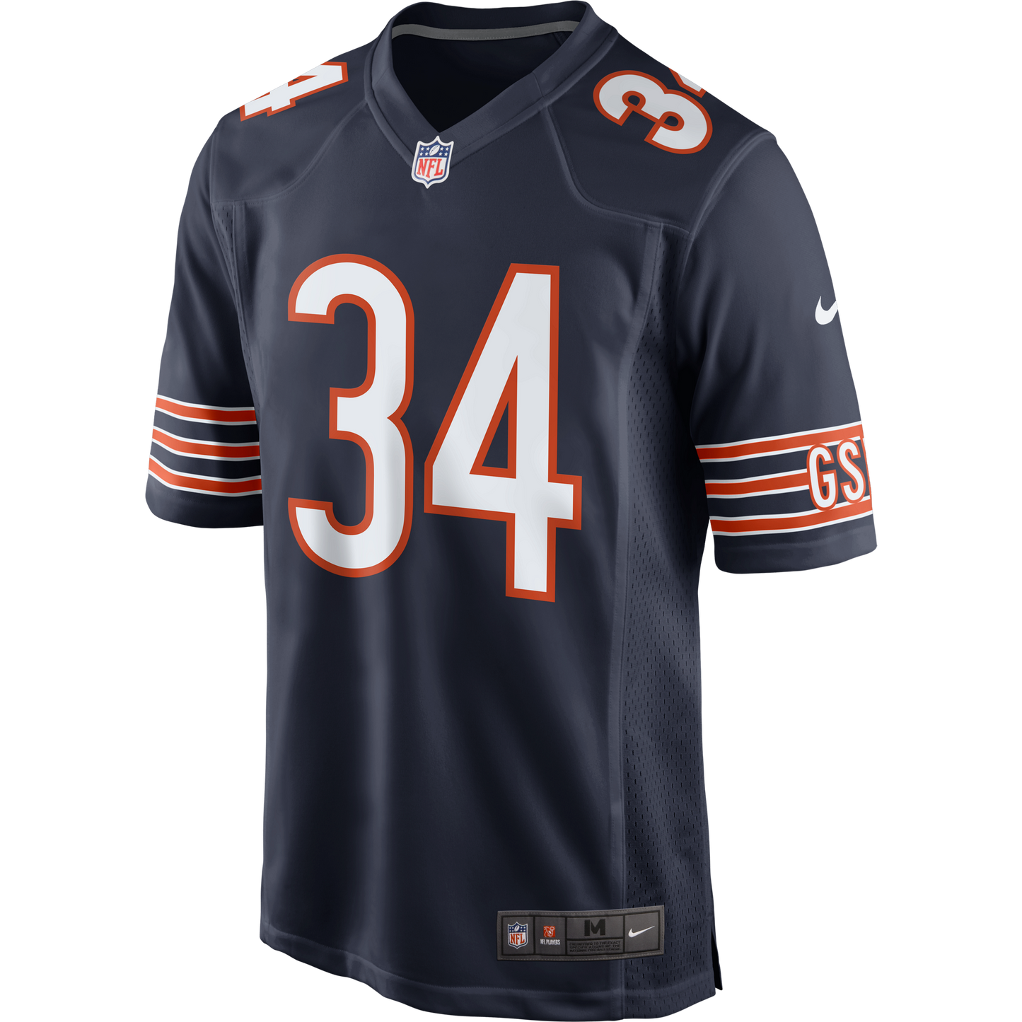 Walter Payton Chicago Bears Nike Navy Replica Game Jersey