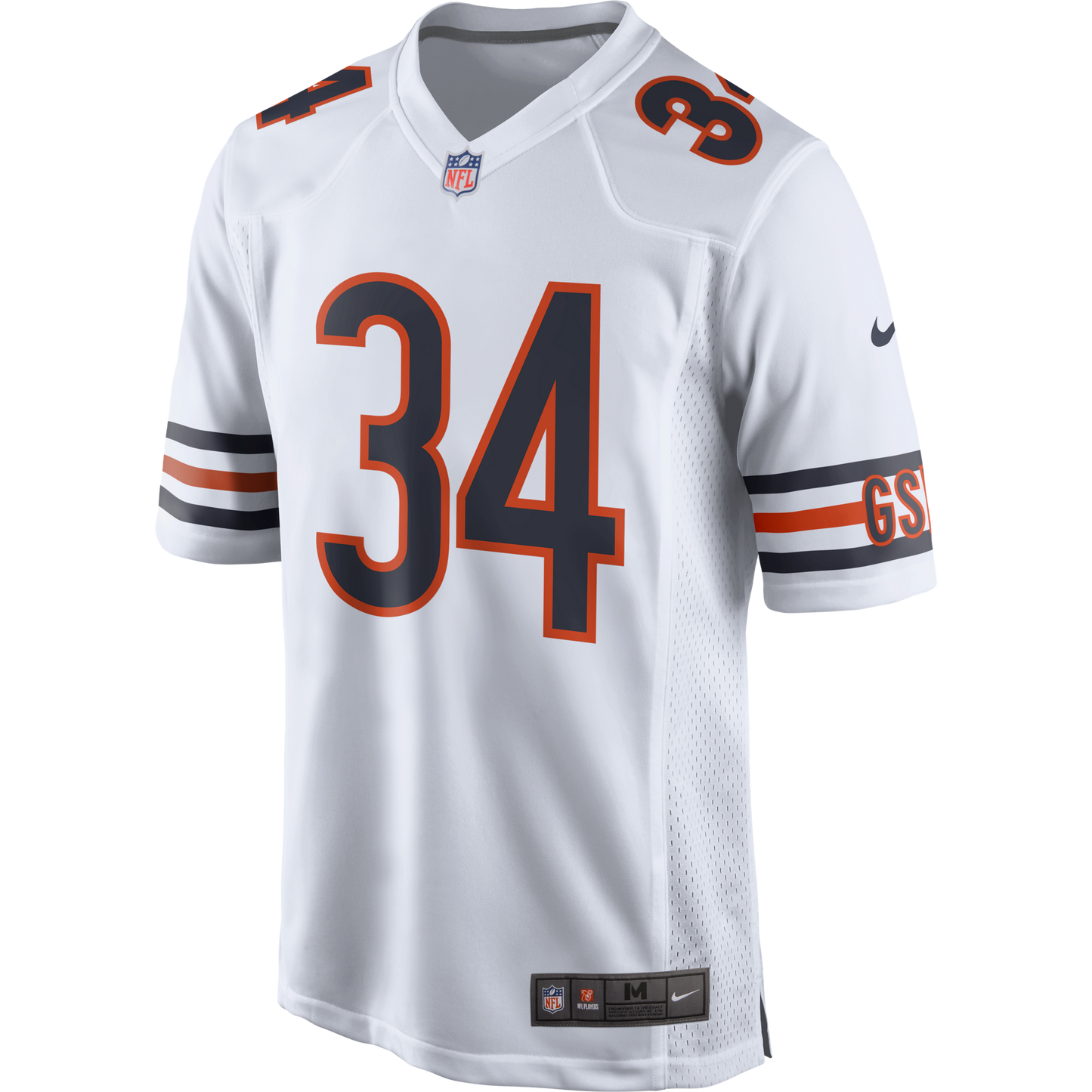 Walter Payton Chicago Bears Nike Men s White Road Game Jersey