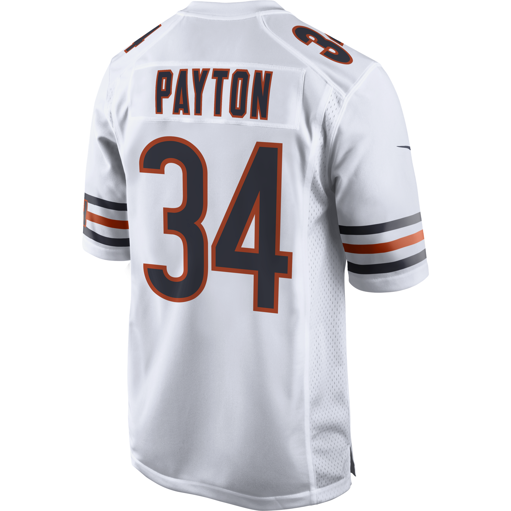Nike Chicago Bears No34 Walter Payton White/Pink Women's Stitched NFL Limited Rush Fashion Jersey