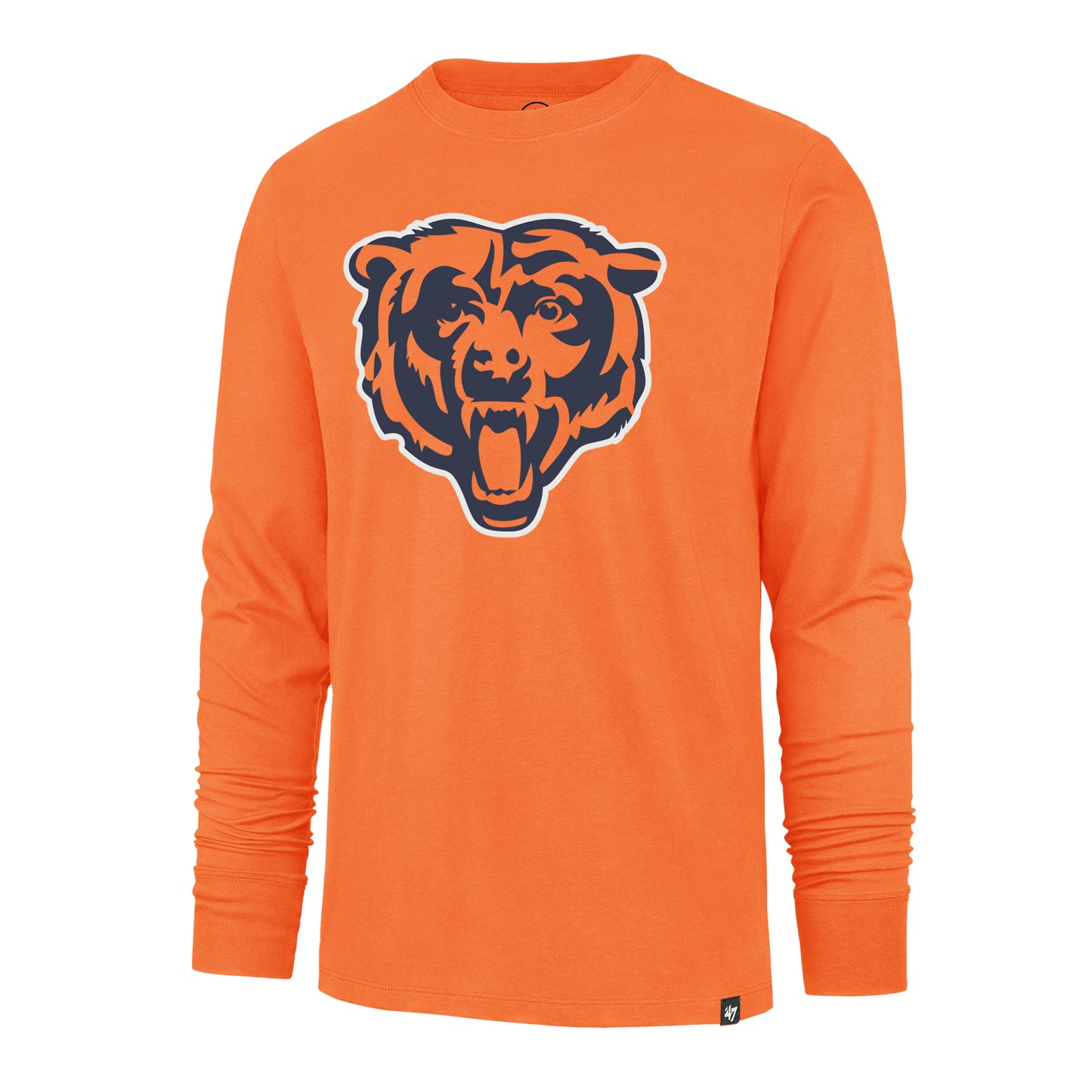 Chicago Bears '47 Orange Franklin Long Sleeve T-Shirt