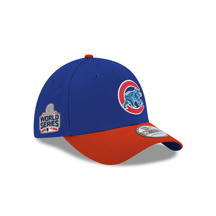 Chicago Cubs New Era 39THIRTY 2016 World Series Side Patch Royal/Red F -  Clark Street Sports