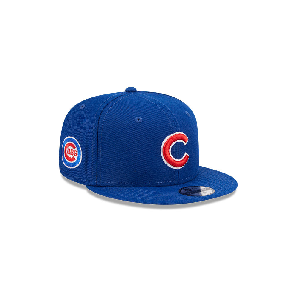 Chicago Cubs Fanatics Branded Big Logo Two-Tone Snapback Hat - Royal/Red