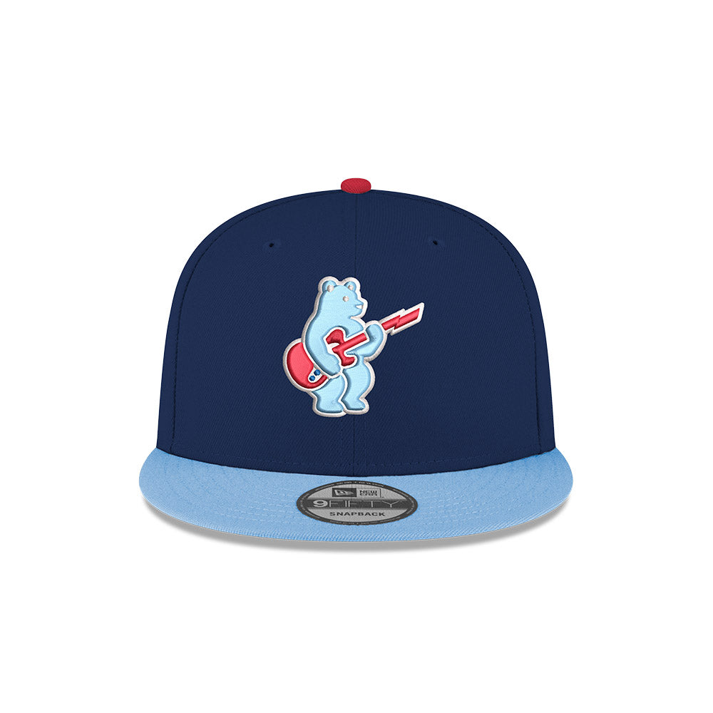 Chicago Cubs New Era 9FIFTY Rock Bear Navy/Light Blue Snapback Hat