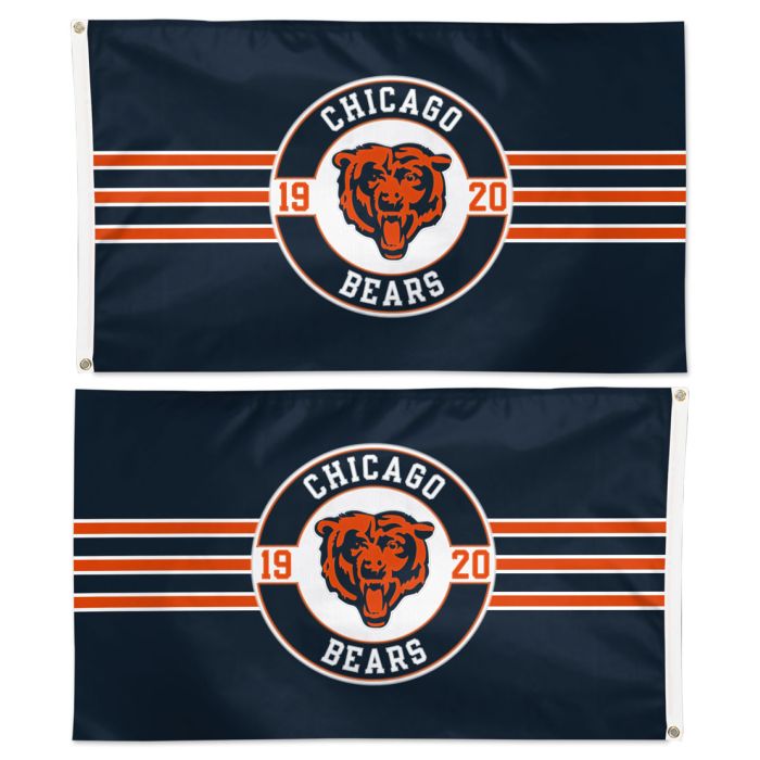 Chicago Bears Navy Applique 3'x5' Flag