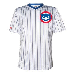 Chicago Cubs Sublimated Pinstripe 1984 V-Neck Shirt