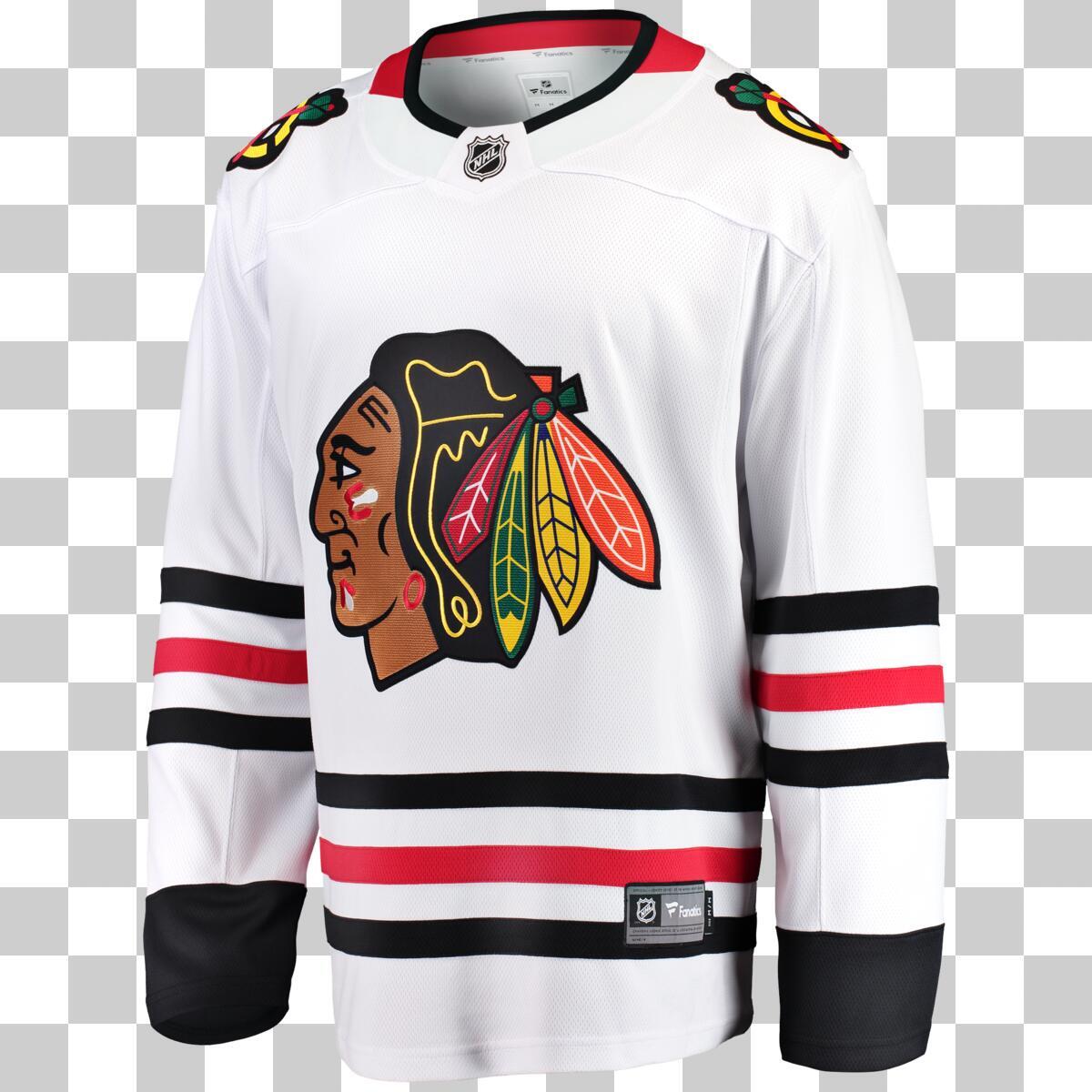 Chicago Blackhawks Fanatics White Away Breakaway Men's Jersey