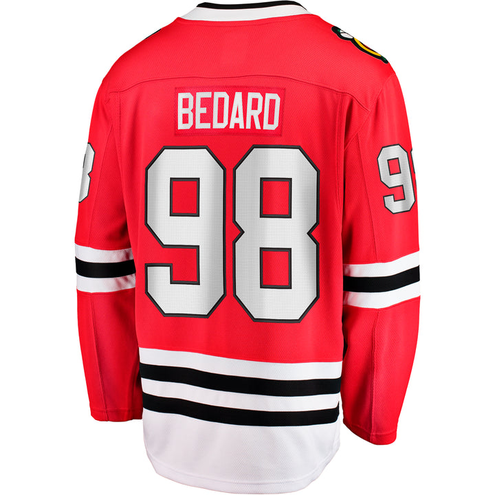 Connor Bedard Chicago Blackhawks Home Red Jersey by Fanatics®