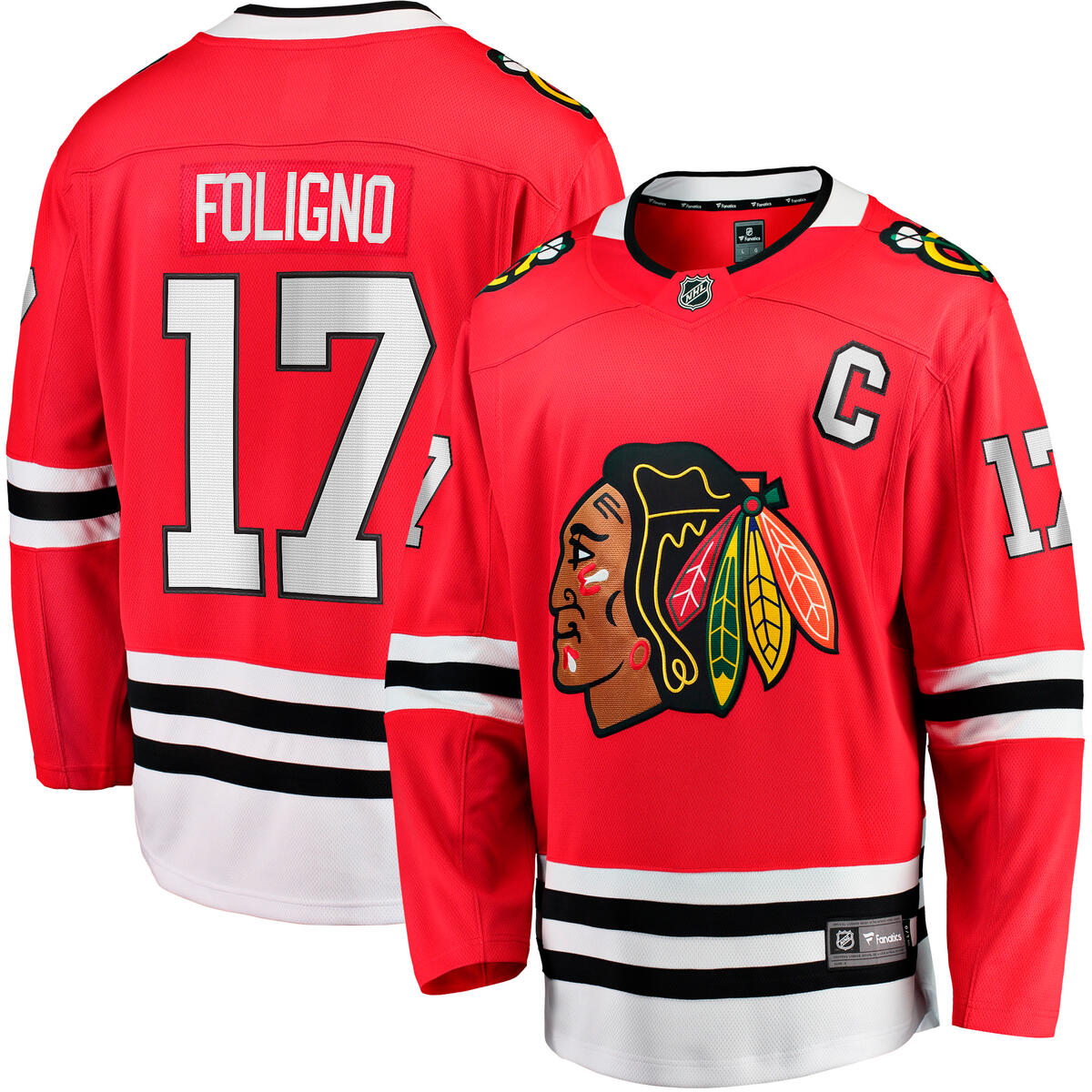 Nick Foligno Chicago Blackhawks Fanatics Red Home Breakaway Men's Jersey