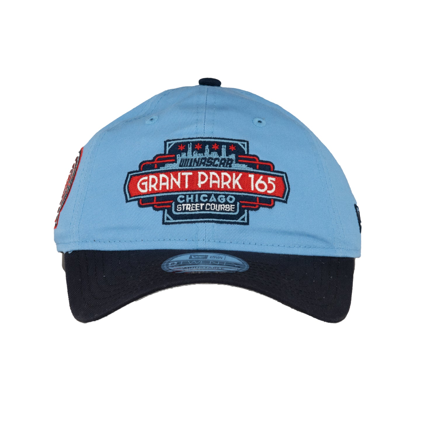 Nascar Chicago Street Race Grant Park 165 Sky/Navy New Era 9TWENTY Adjustable Hat