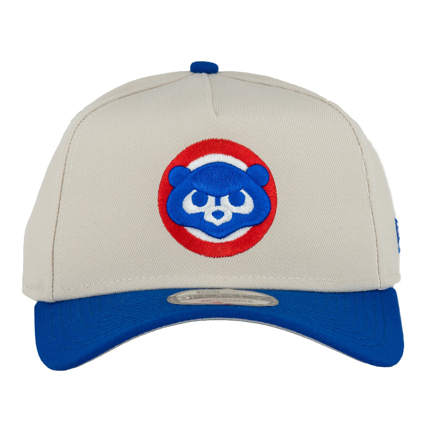 Chicago Cubs New Era 9FORTY A-Frame Stone/Royal Adjustable Hat