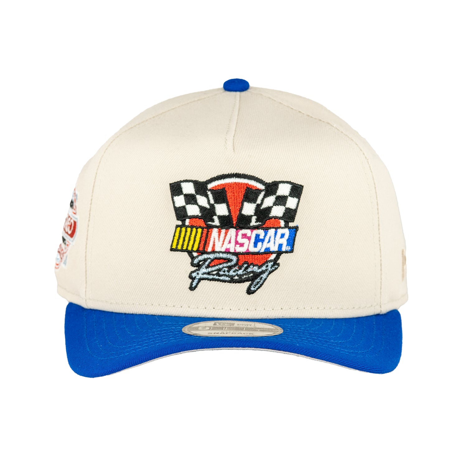 Nascar Racing Chicago Street Race Stone/Blue New Era 9FIFTY A-Frame Adjustable Hat