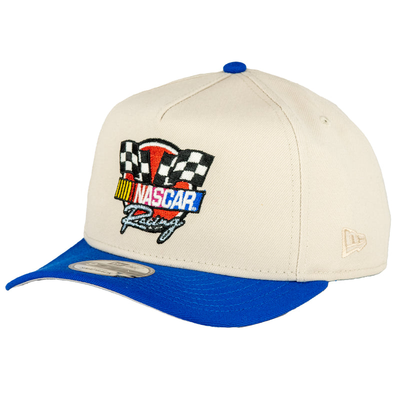 Nascar Racing Chicago Street Race Stone/Blue New Era 9FIFTY A-Frame Adjustable Hat