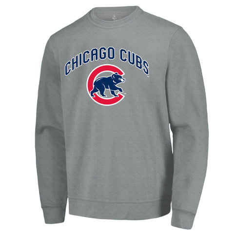 Chicago Cubs Grey Crawl Bear Stitches Crew
