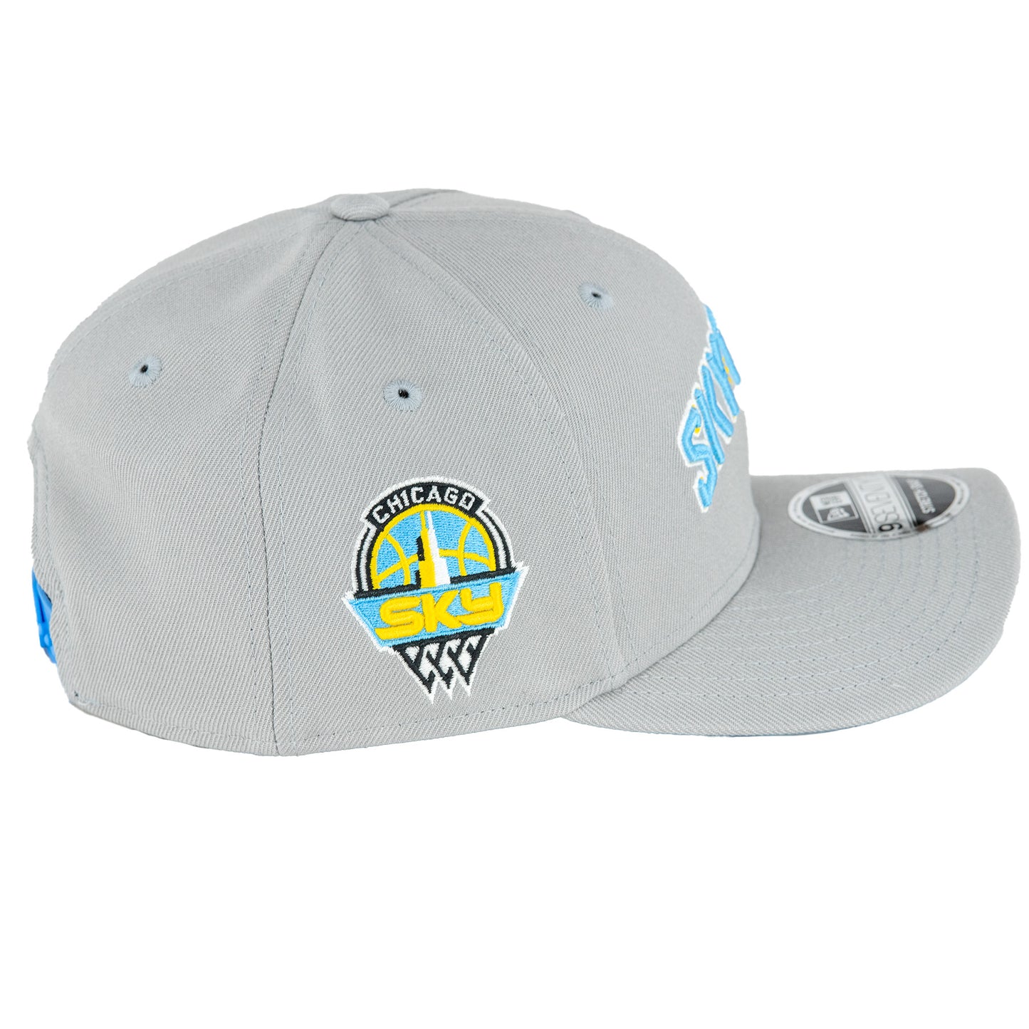 Chicago Sky New Era 9SEVENTY Grey/Canary Sky Town Snapback Hat