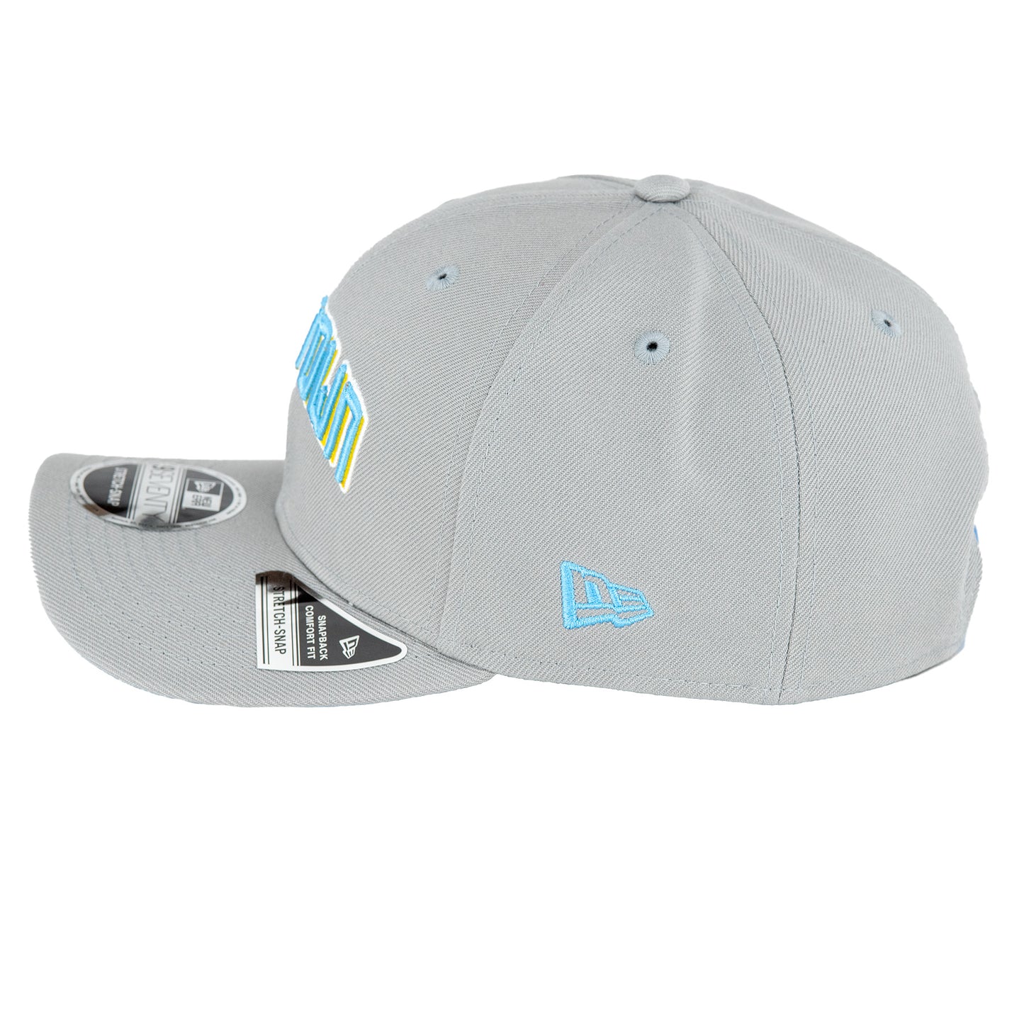 Chicago Sky New Era 9SEVENTY Grey/Canary Sky Town Snapback Hat