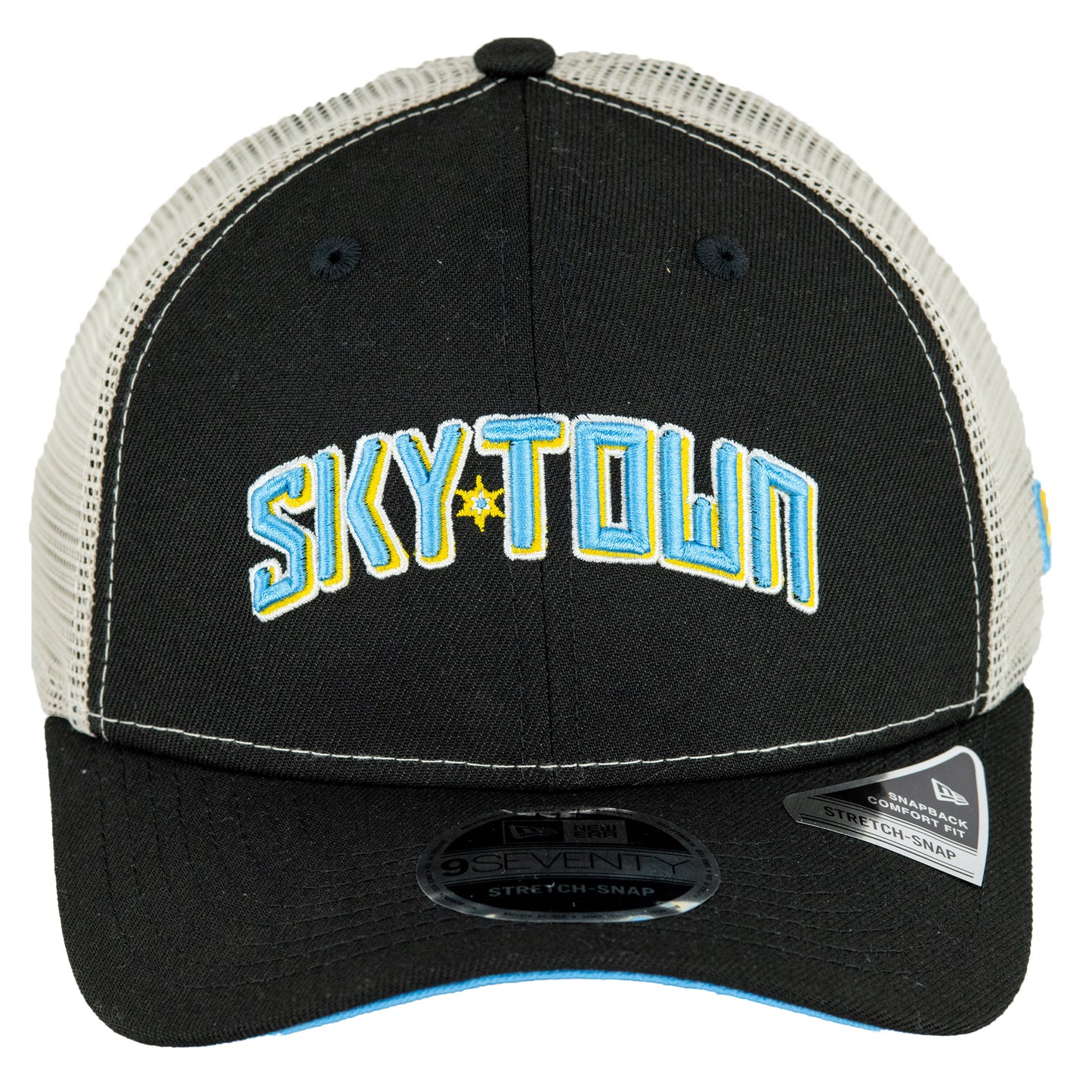 Chicago Sky New Era 9SEVENTY Black/Stone Sky Town Mesh Snapback Hat