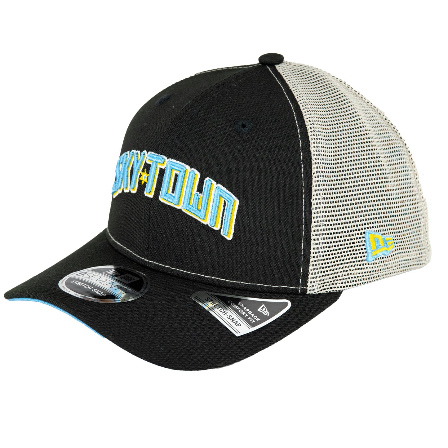 Chicago Sky New Era 9SEVENTY Black/Stone Sky Town Mesh Snapback Hat