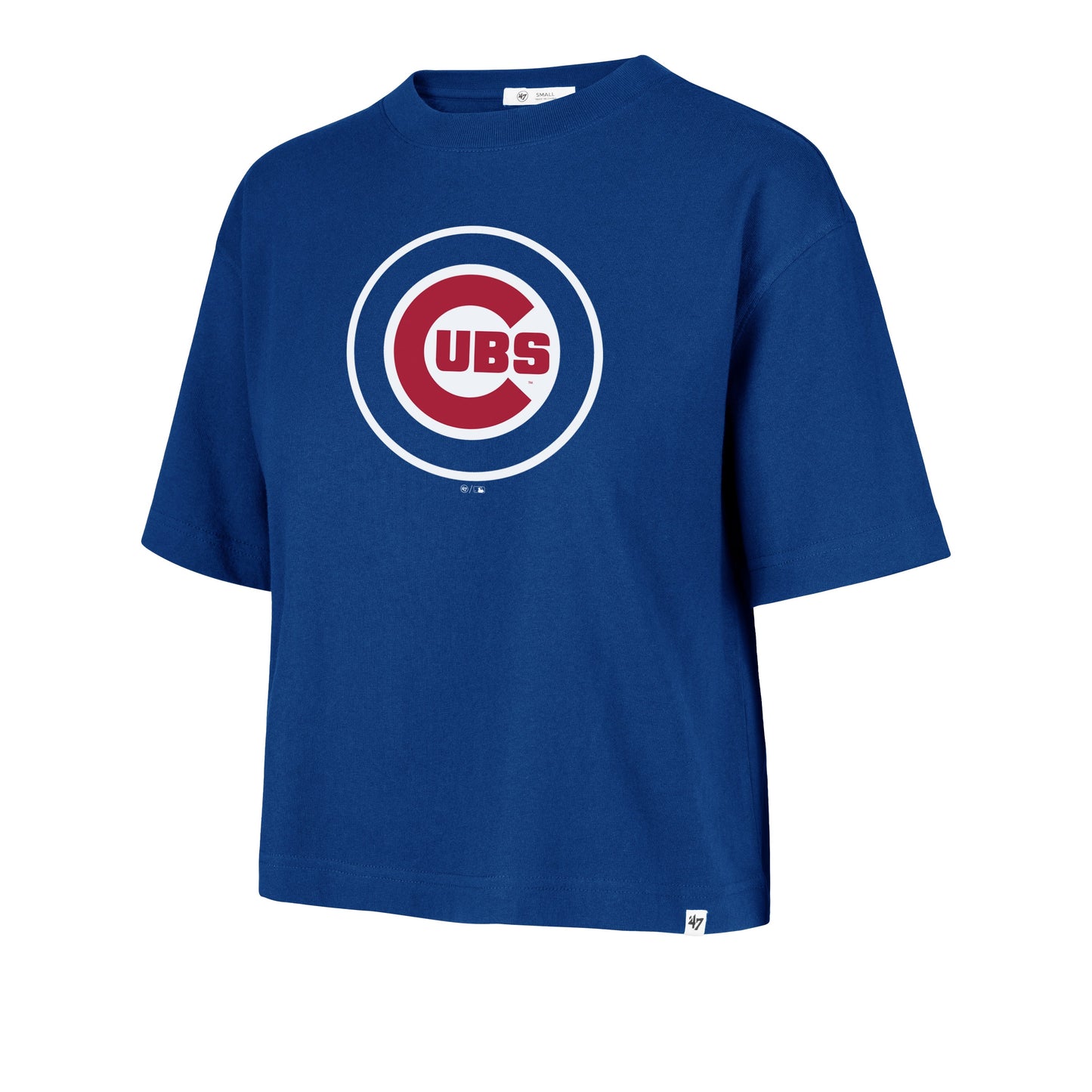 Chicago Cubs '47 Royal Bullseye Women's Crop Top