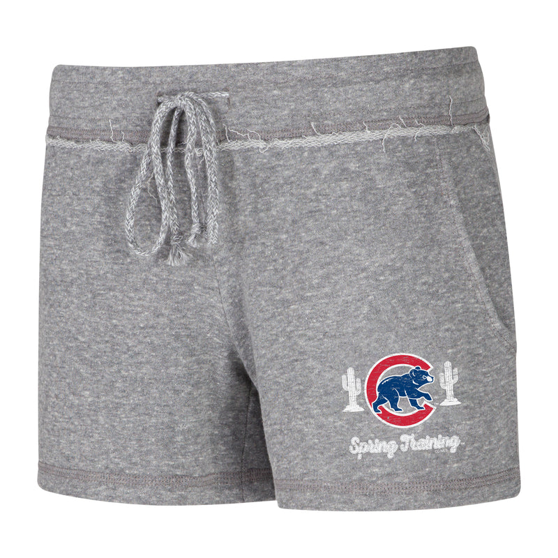 Chicago Cubs Spring Training Ladies Gray Mainstream Shorts