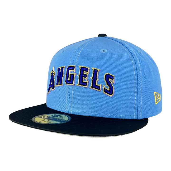Anaheim Angels Blue/Black 17th New Era 59FIFTY Fitted Hat