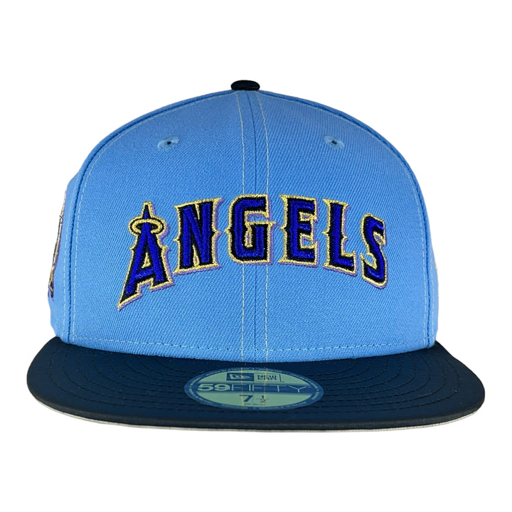 blue lakers hat