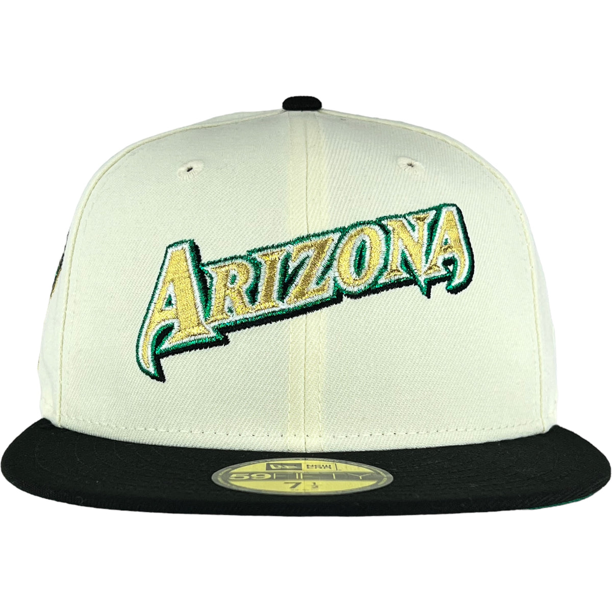 Arizona Diamondbacks Chrome White/Black New Era 59FIFTY Fitted Hat ...