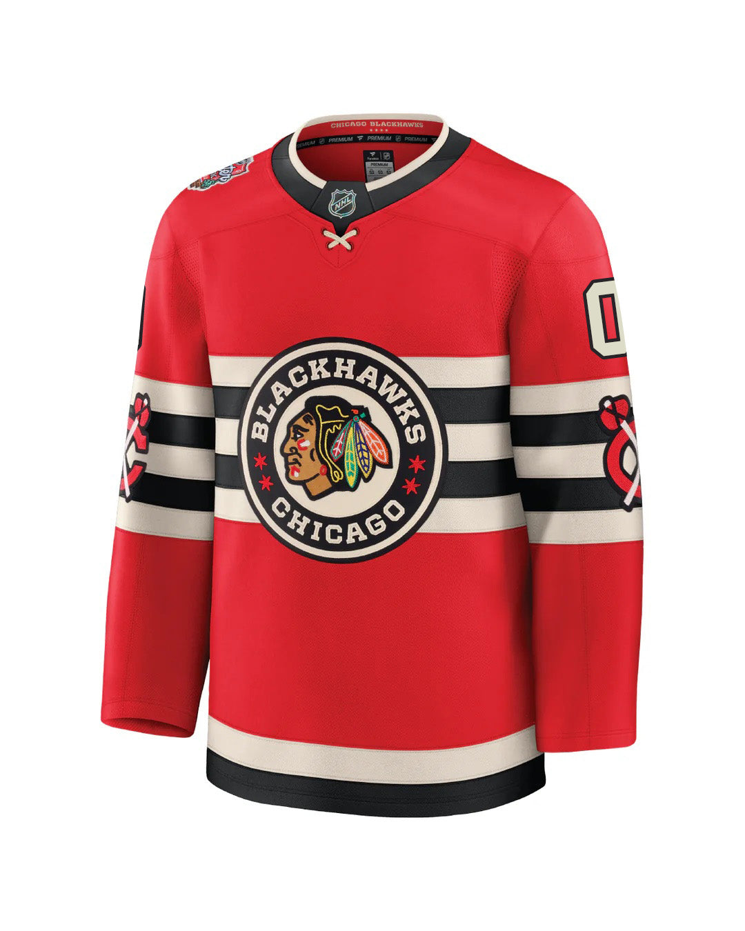 Chicago Blackhawks Fanatics Red 2025 NHL Winter Classic Custom Men's Jersey