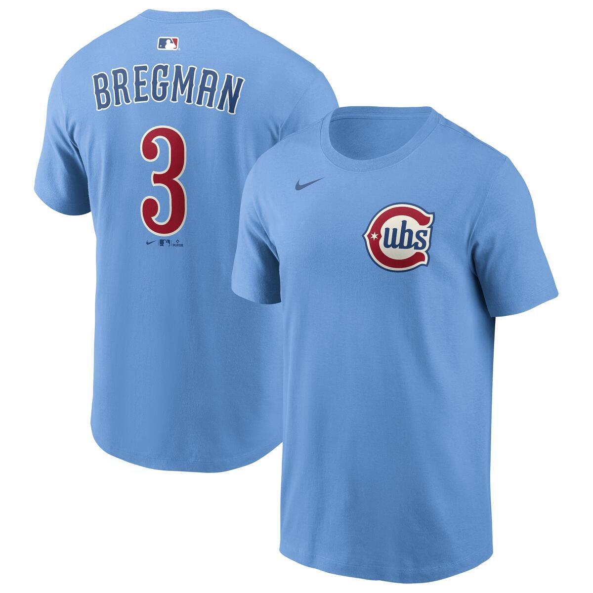 Alex Bregman Chicago Cubs Nike Men's Alt 2 Player T-Shirt