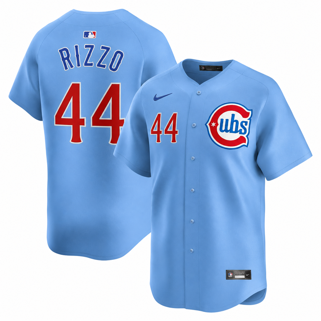 Anthony Rizzo Chicago Cubs Nike Men's Light Blue 2nd Alternate Replica Jersey