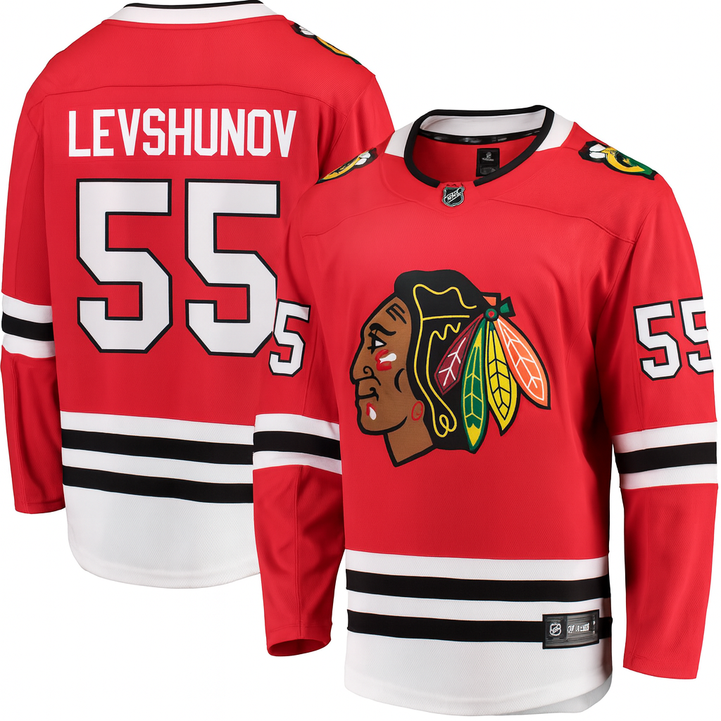 Artyom Levshunov Chicago Blackhawks Fanatics Red Breakaway Men's Jersey