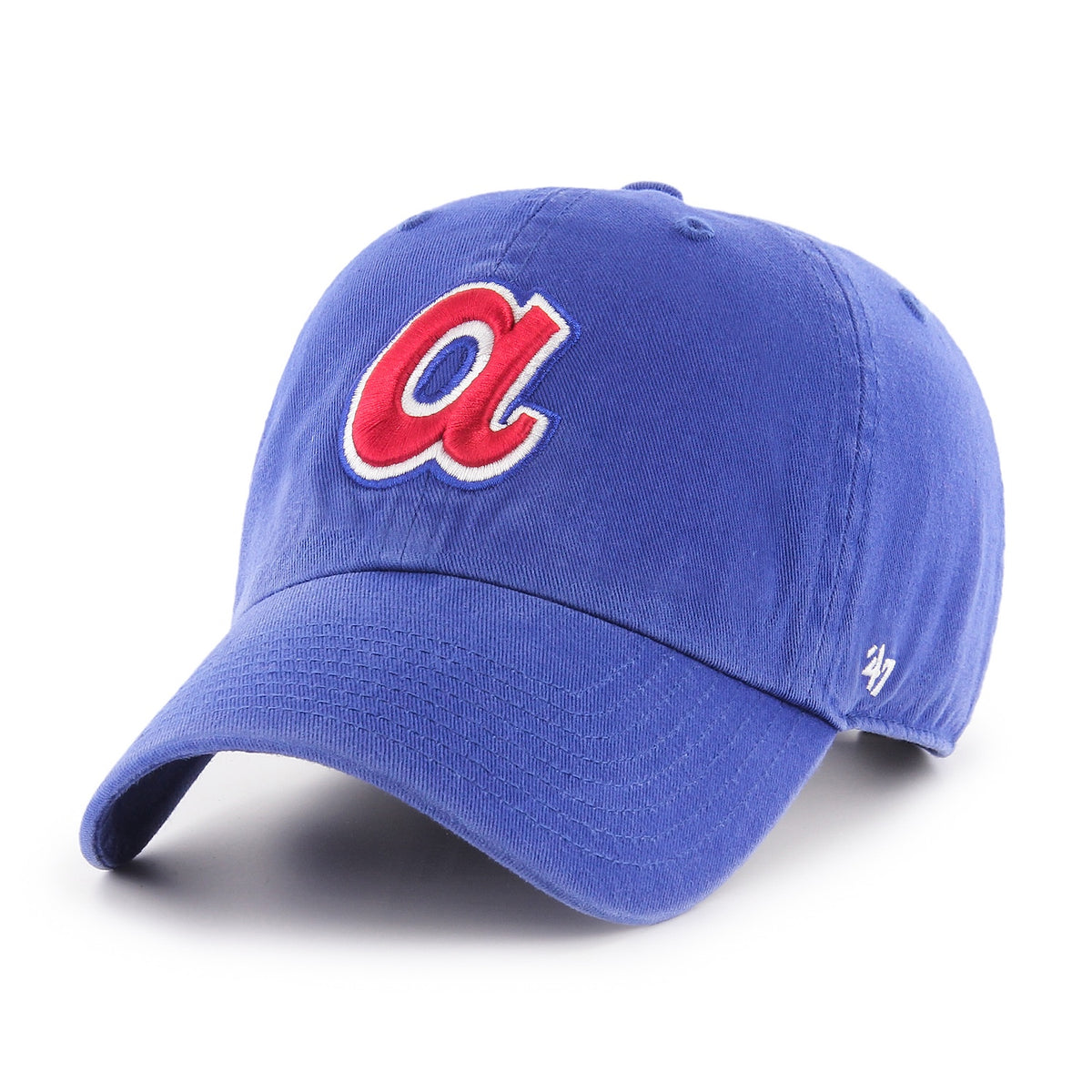 Atlanta Braves '47 Royal Cooperstown Clean Up Adjustable Hat