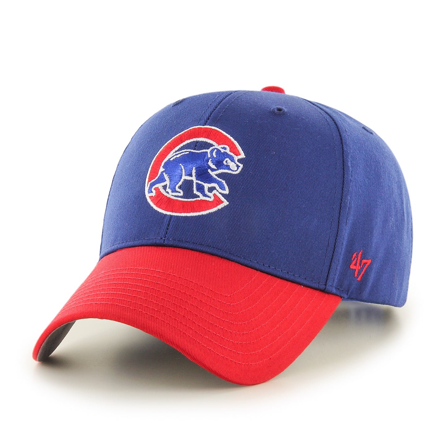 Chicago Cubs '47 MVP Royal/Red Crawl Bear Toddle Adjustable Hat