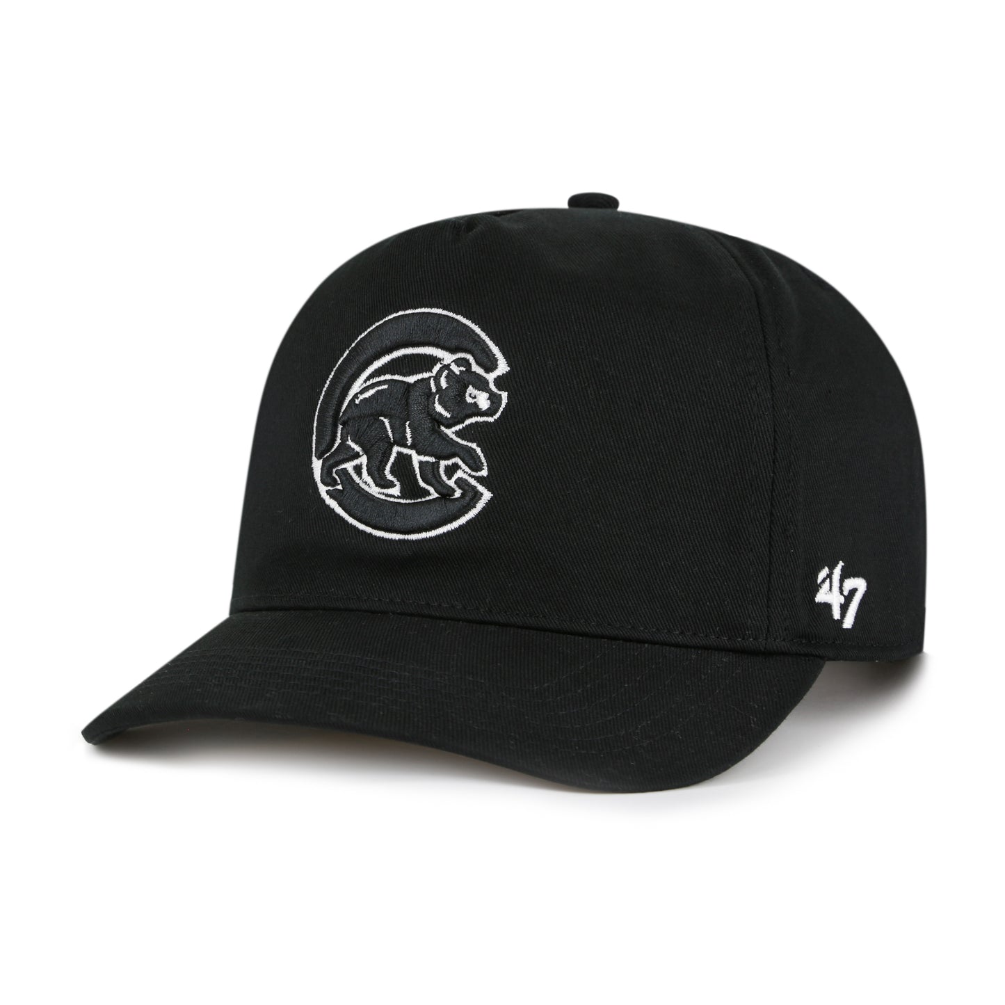 Chicago Cubs Black Sure Shot '47 Hitch Snapback